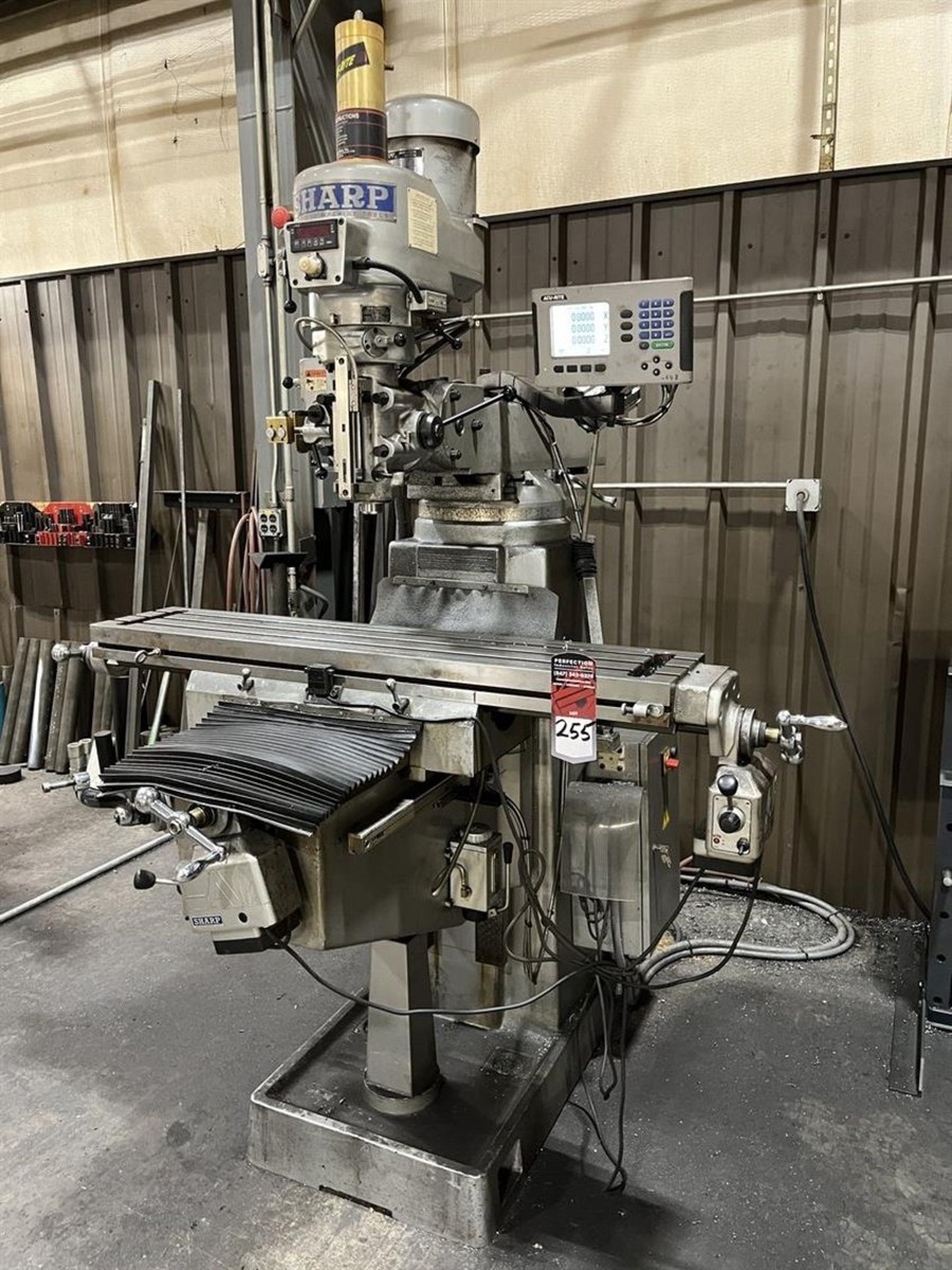 2013 SHARP TMV-DVS 3 HP Vertical Mill