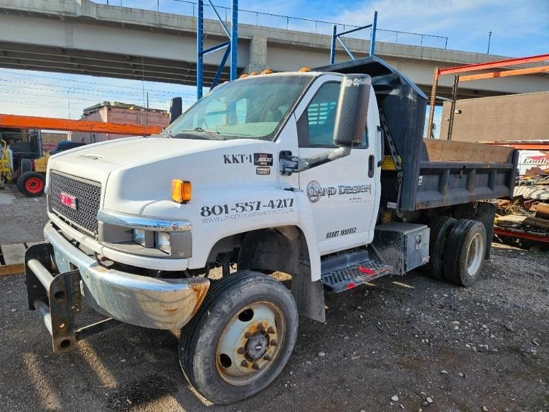2007 GMC Regular Cab Dump Truck, Single Axle, 4x4, Diesel, Dump Bed