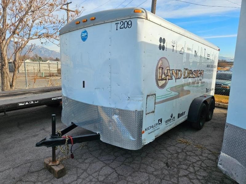 2012 Enclosed Cargo Trailer, Tandem Axle, 7'x16'