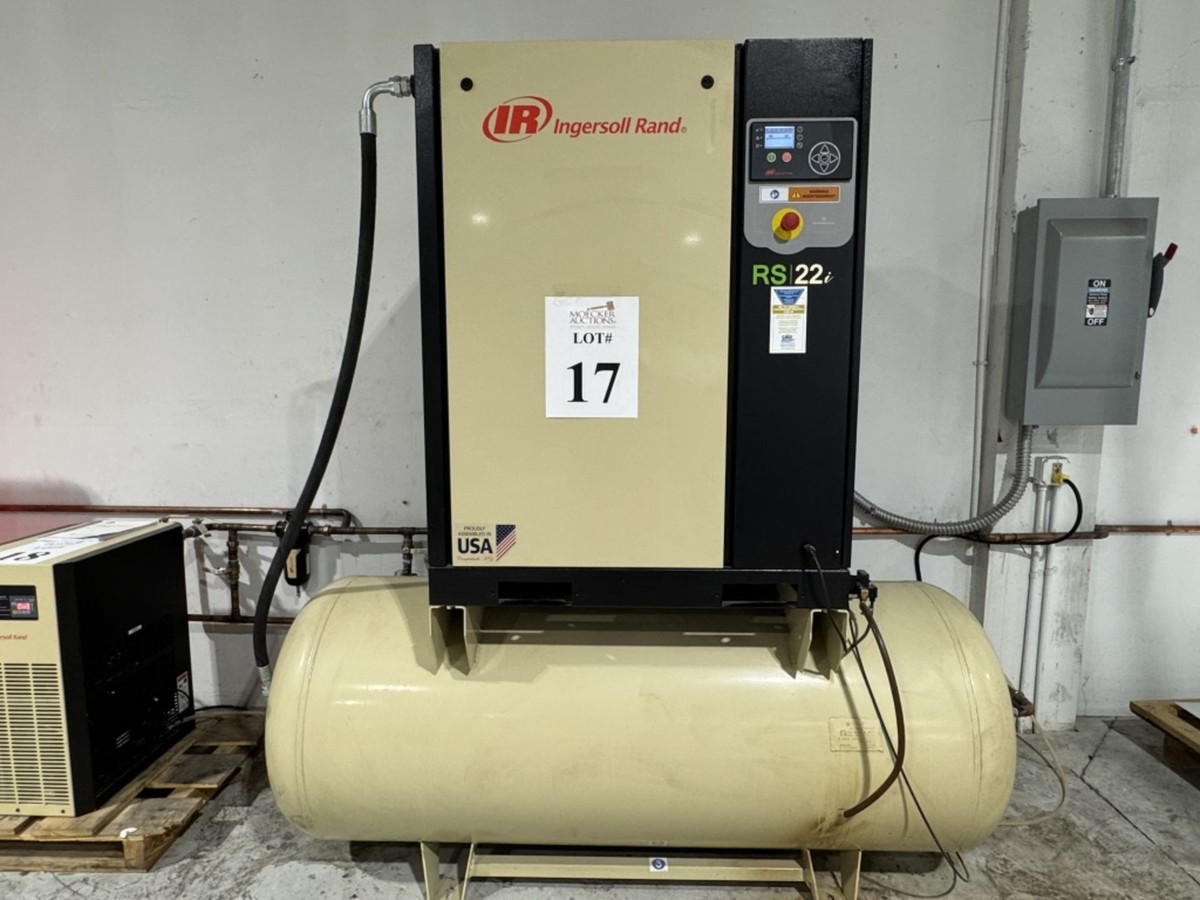INGERSOLL RAND UPRIGHT COMPRESSOR (LIKE NEW)
