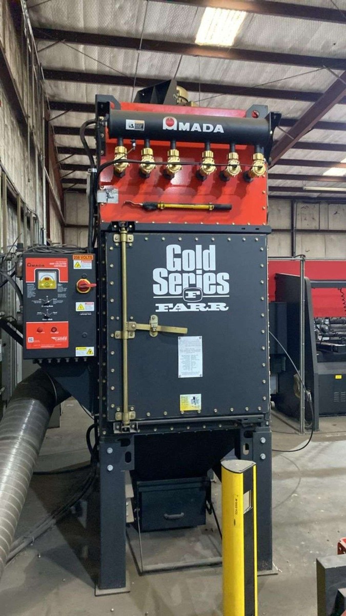 Camfil Gold Series GS6P-2000 Dust Collector, 2,000 CFM, 6 Filters, Amada, 2015, SN: E06263001-F