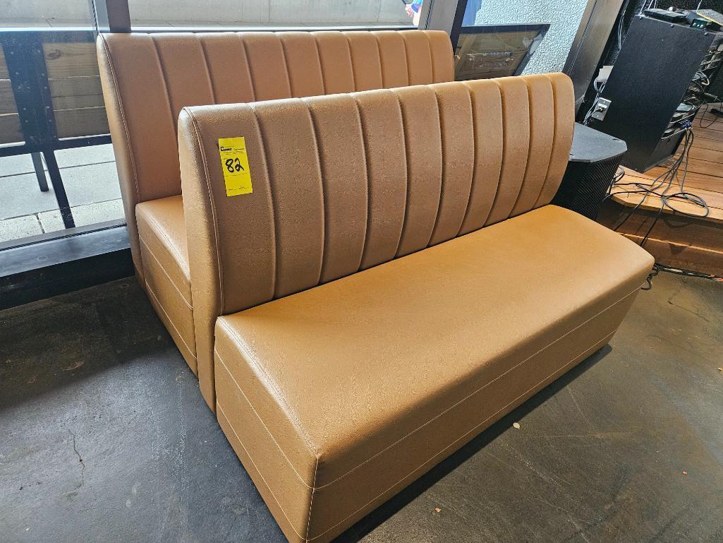 60" Upholstered Booth Seats