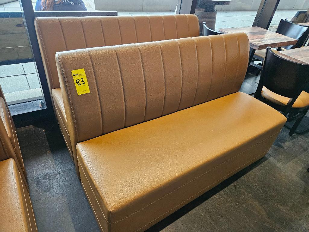 60" Upholstered Booth Seats