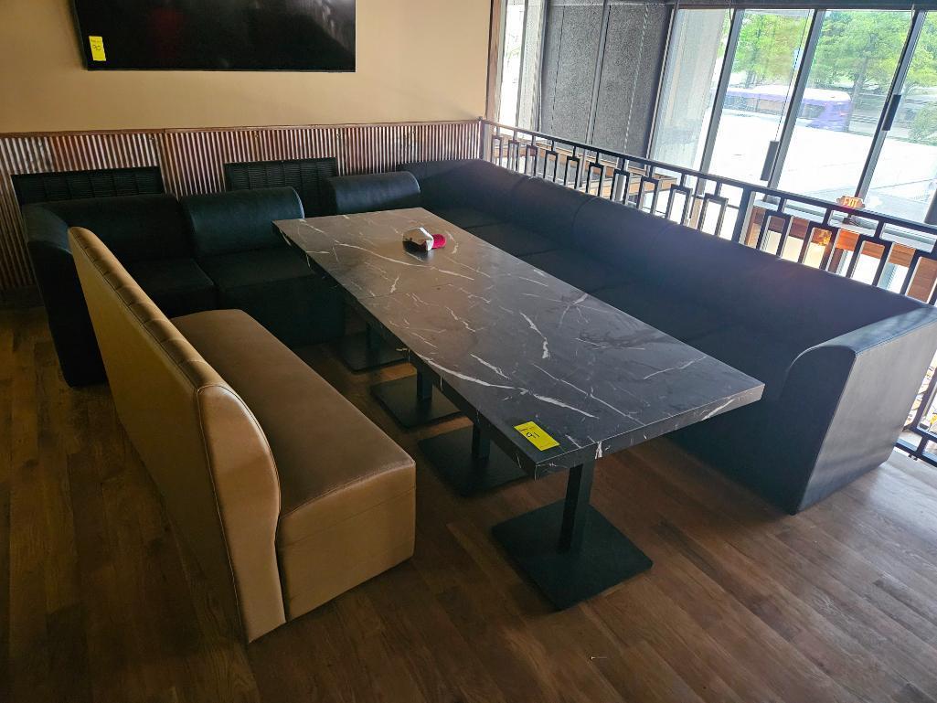 Asst Dining Tables and Couches (Lot) (Upstairs Loft)