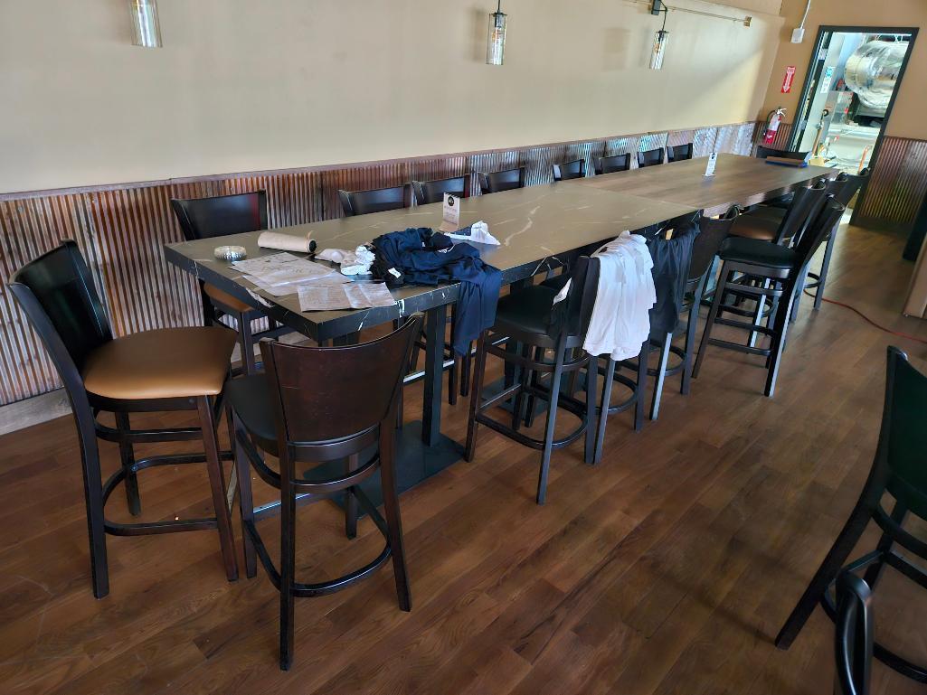 Asst Pub Tables, Barstools, etc. (Lot) (Upstairs Loft)