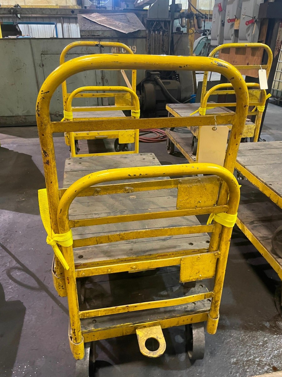 Lot of 2 HD Shop Carts, 44 X 24 X 12, 39 over all height