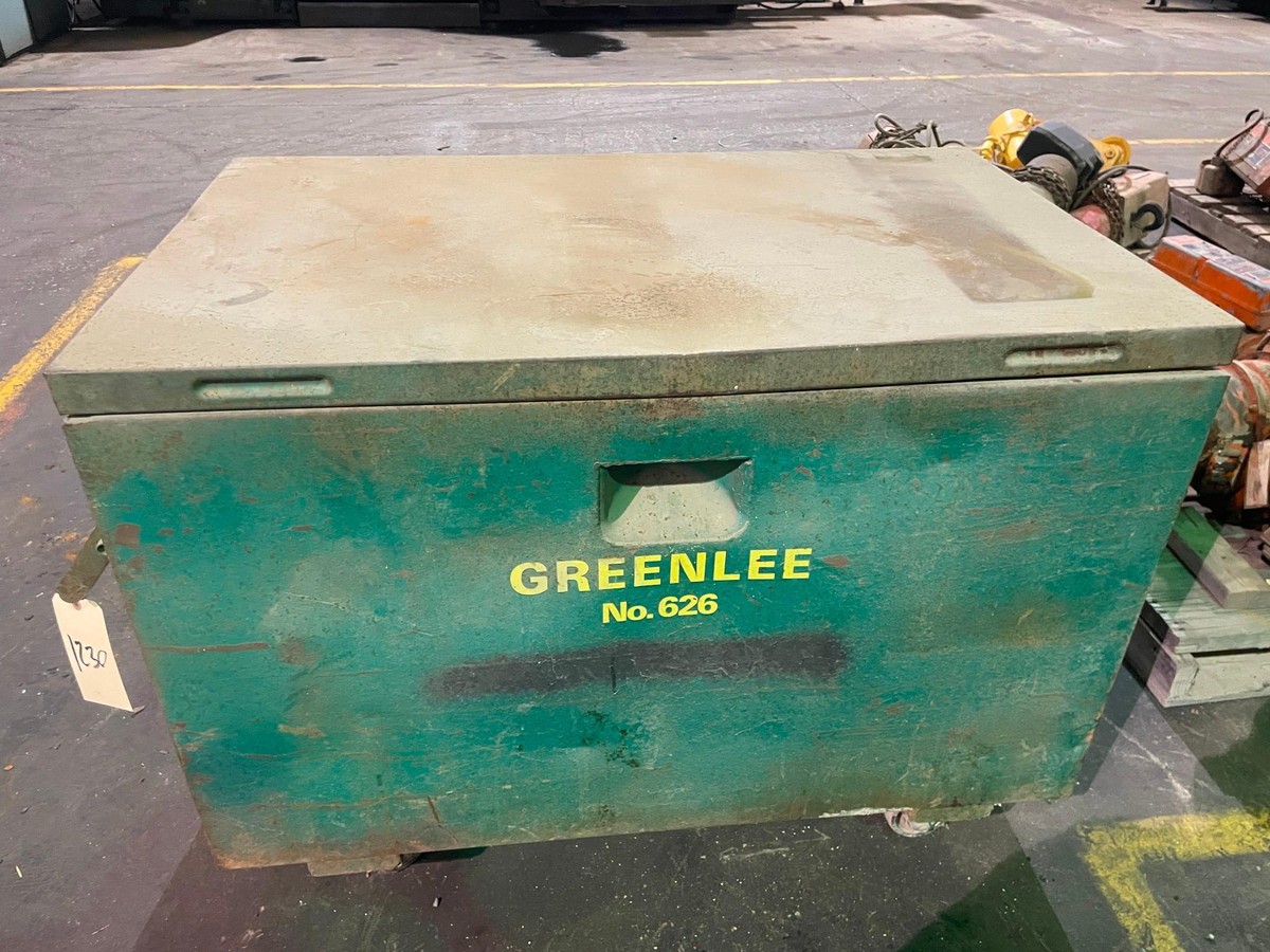 Greenlee Storage Job Box on casters, 48 X 30 X 37