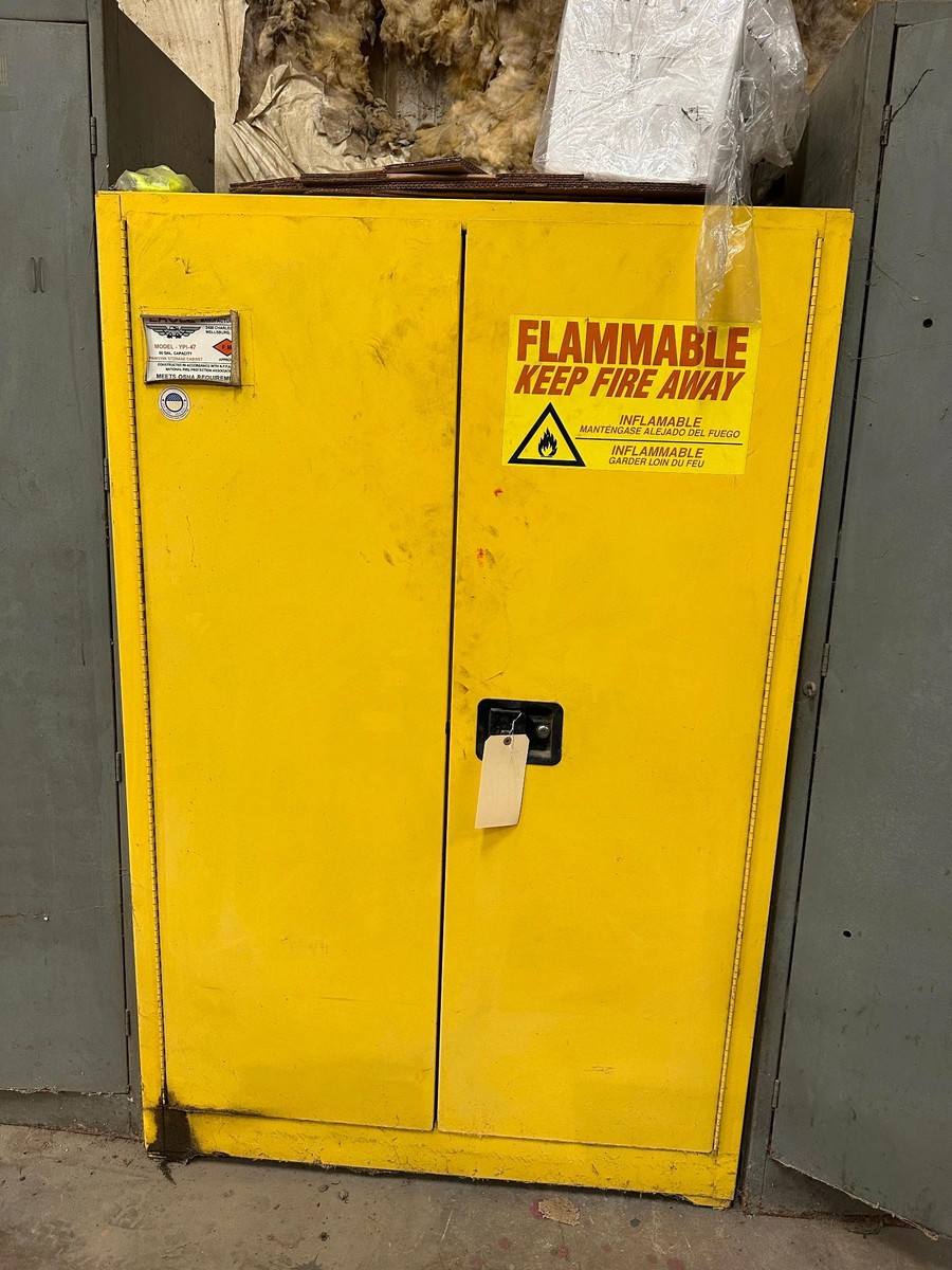 Lot of 2: (1) Work Shop Station (1) Eagle Flammable Cabinet