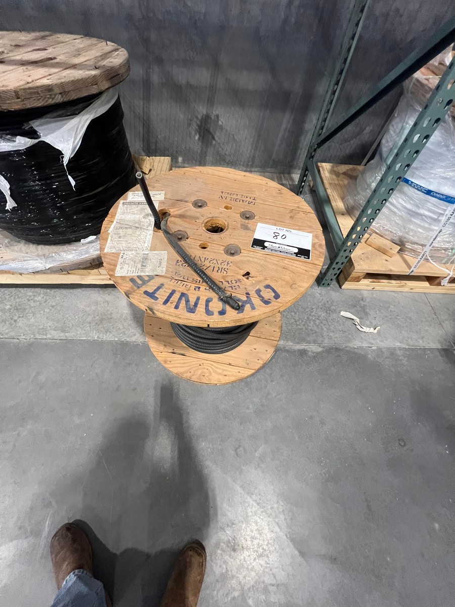 CABLE SPOOL W/3/C CMPCT CU X-OLENE AL CLX-5 045-050 W/GRDS SEQ 600V