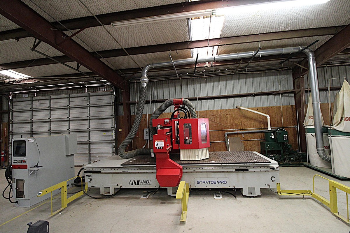 CNC ROUTER, ANDI ANDERSON GROUP, STRATOS/ PRO, Mfg. 2014, 20 HP, (19) head drill spindle, 12-pos. to