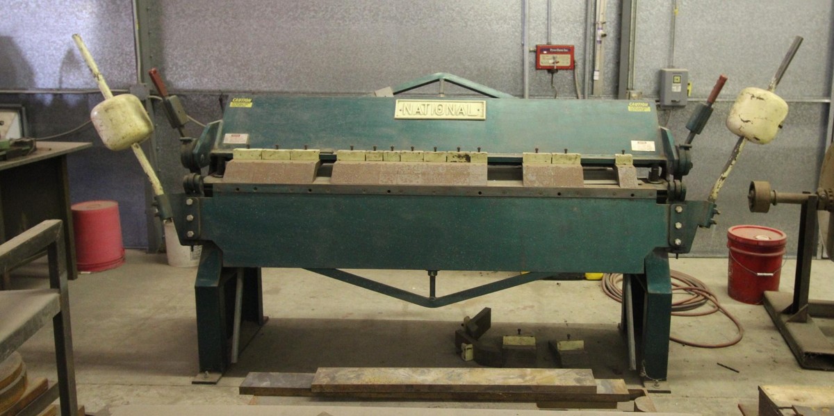 NATIONAL FINGER BRAKE, MDL. 116-7212, 12 ga., S/N 740-1290