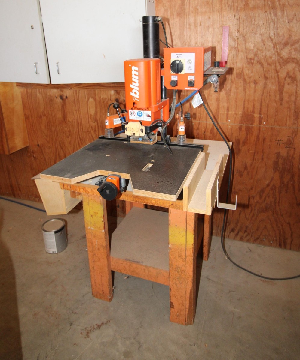 VERTICAL, PNEUMATIC BORING AND INSERTION MACHINE, BLUM MINIPRESS P, MDL 2007. S/N JH00823