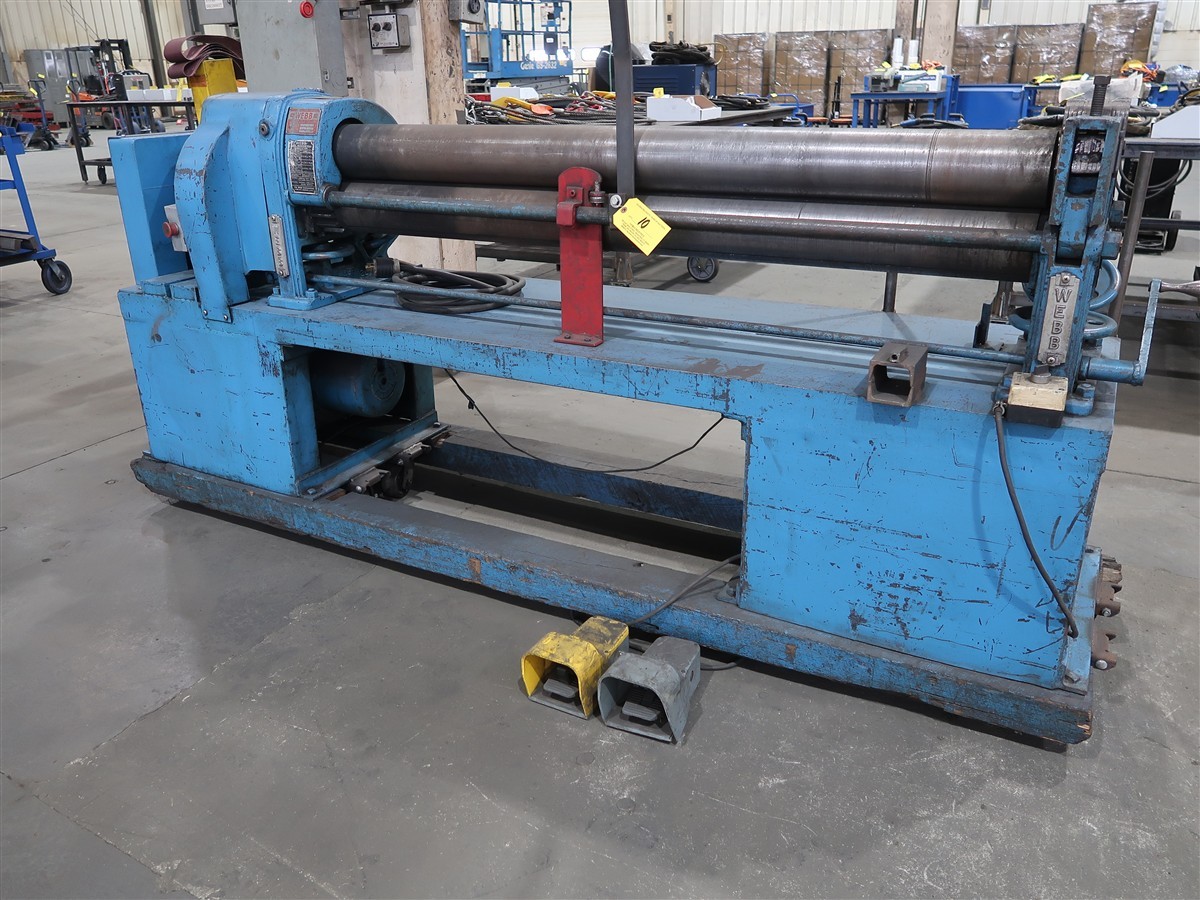 Webb 5' Bending Rolls Model 2L, 10 GA