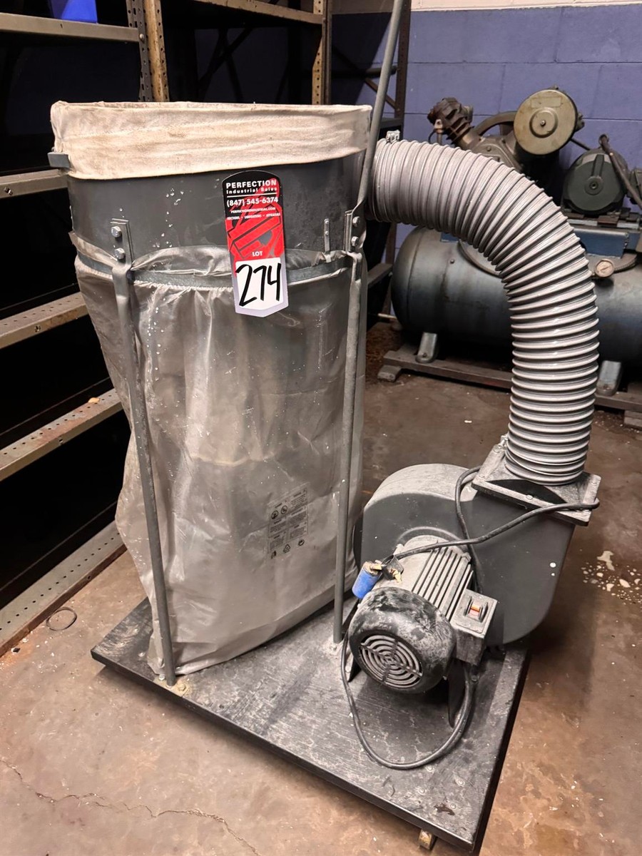 CENTRAL MACHINERY 2 HP/5 Micron Dust Collection System, 70 Gallon