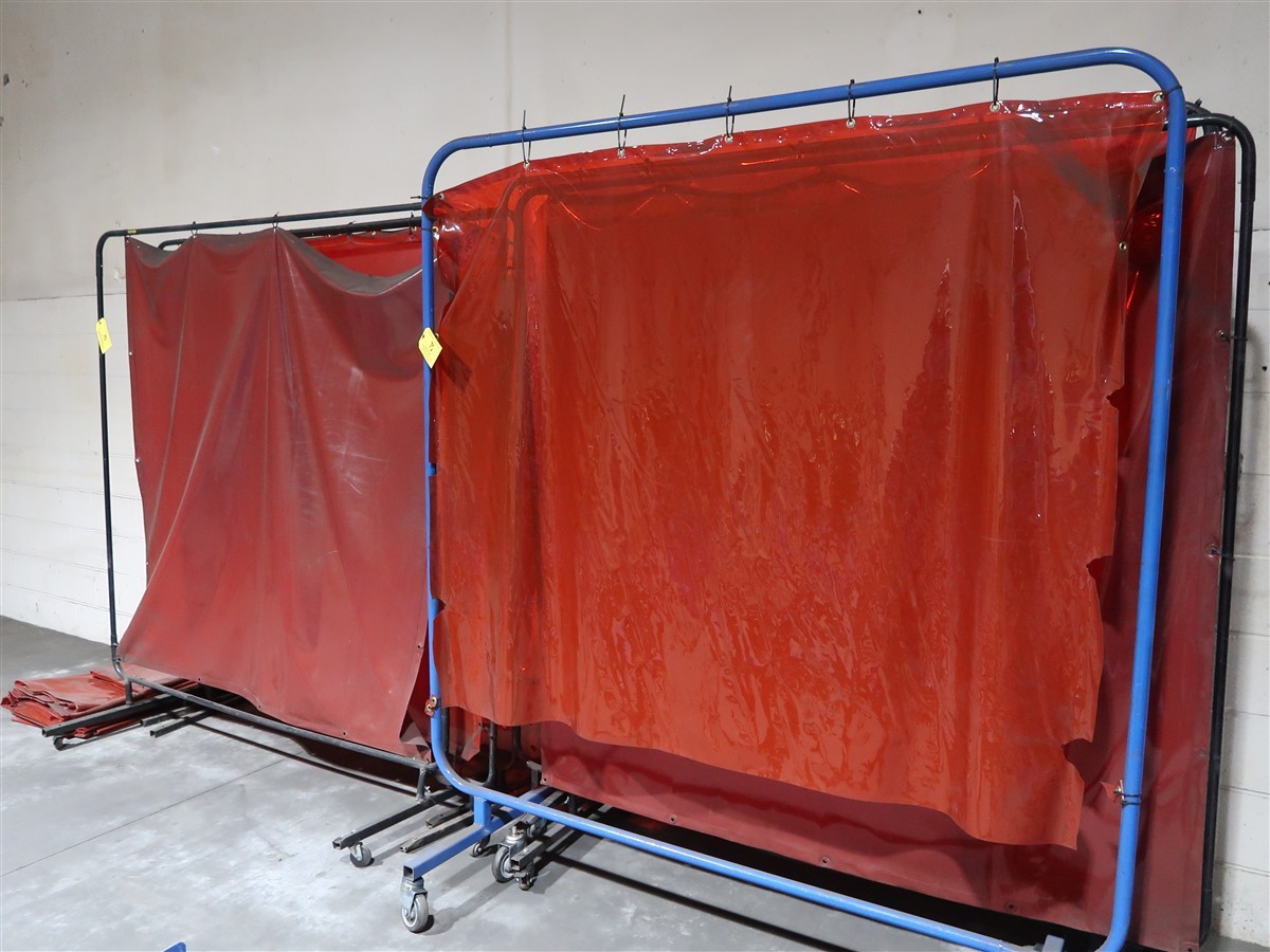 (7) 6' Welding Curtains