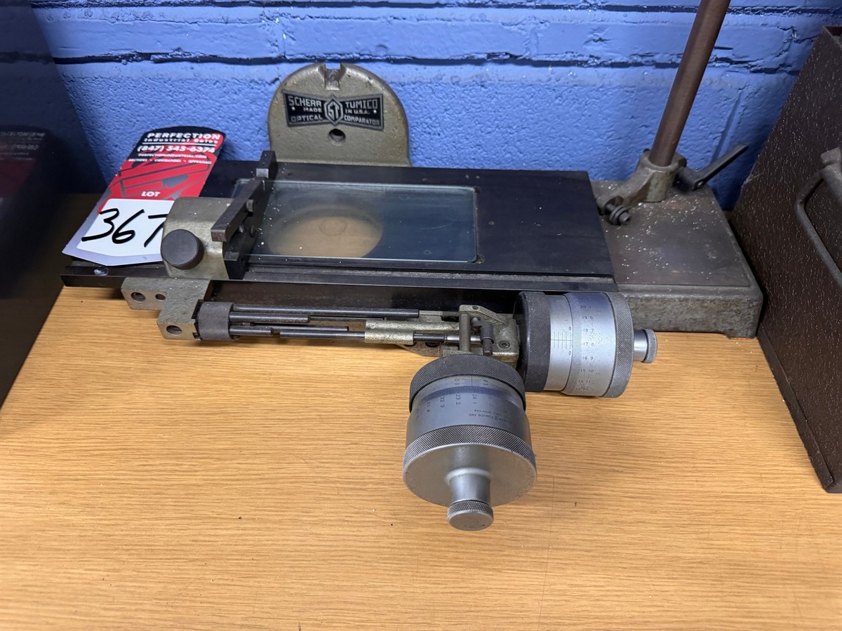 SCHERR TUMICO Optical Comparator Sliding Table