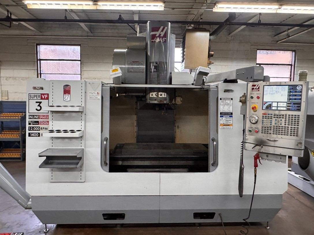 HAAS Super VF-3SS Vertical Machining Center, s/n 1053632, w/ Haas Control, 18” x 48 Table,