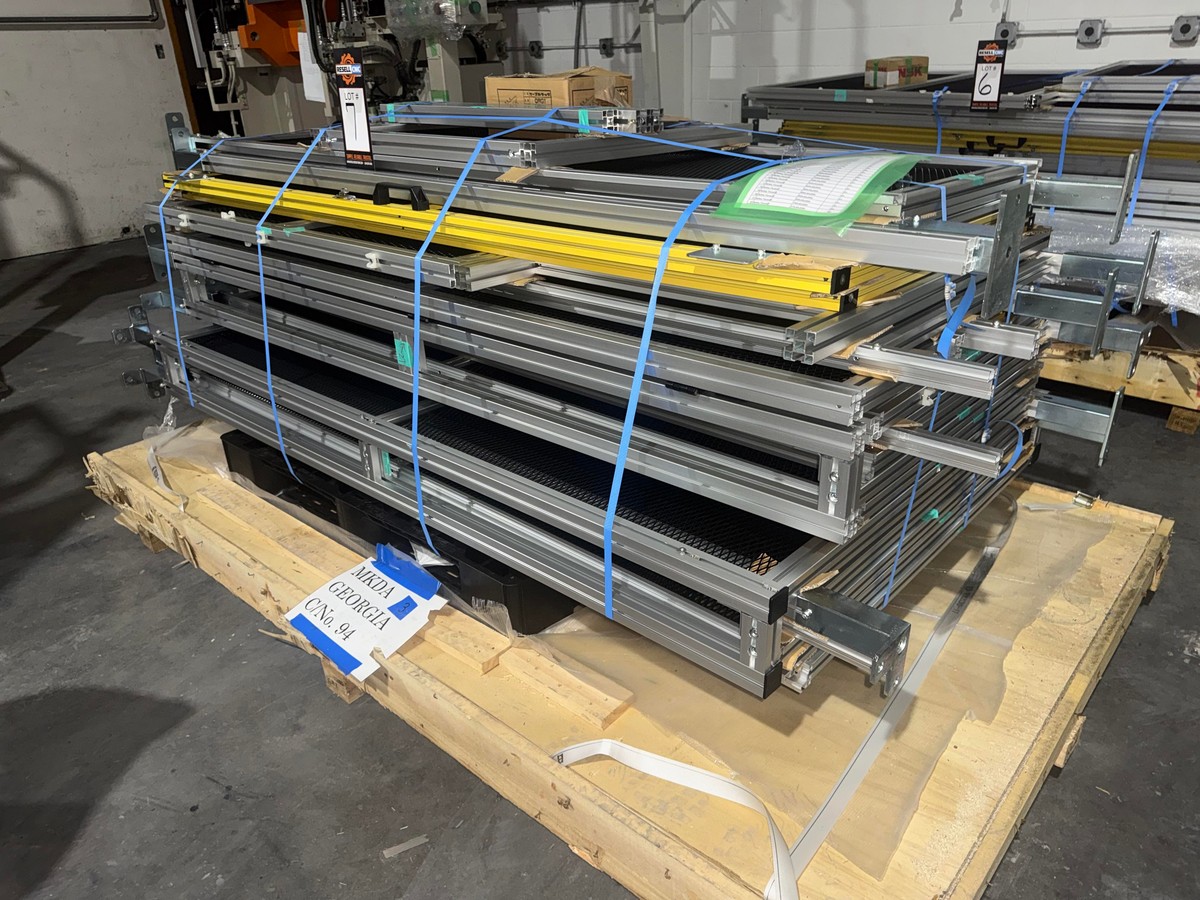 Skid of Safety Barrier Fencing