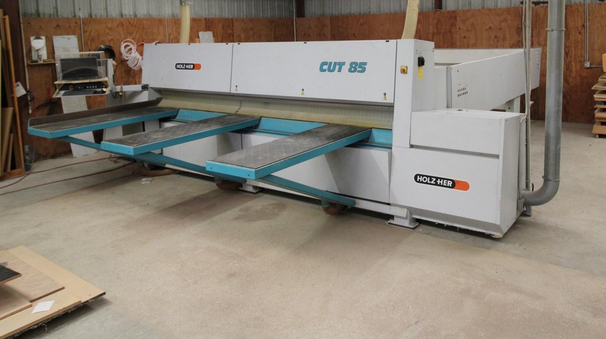 BEAM SAW, HOLZ-HER MDL. CUT 85, front load automatic panel saw