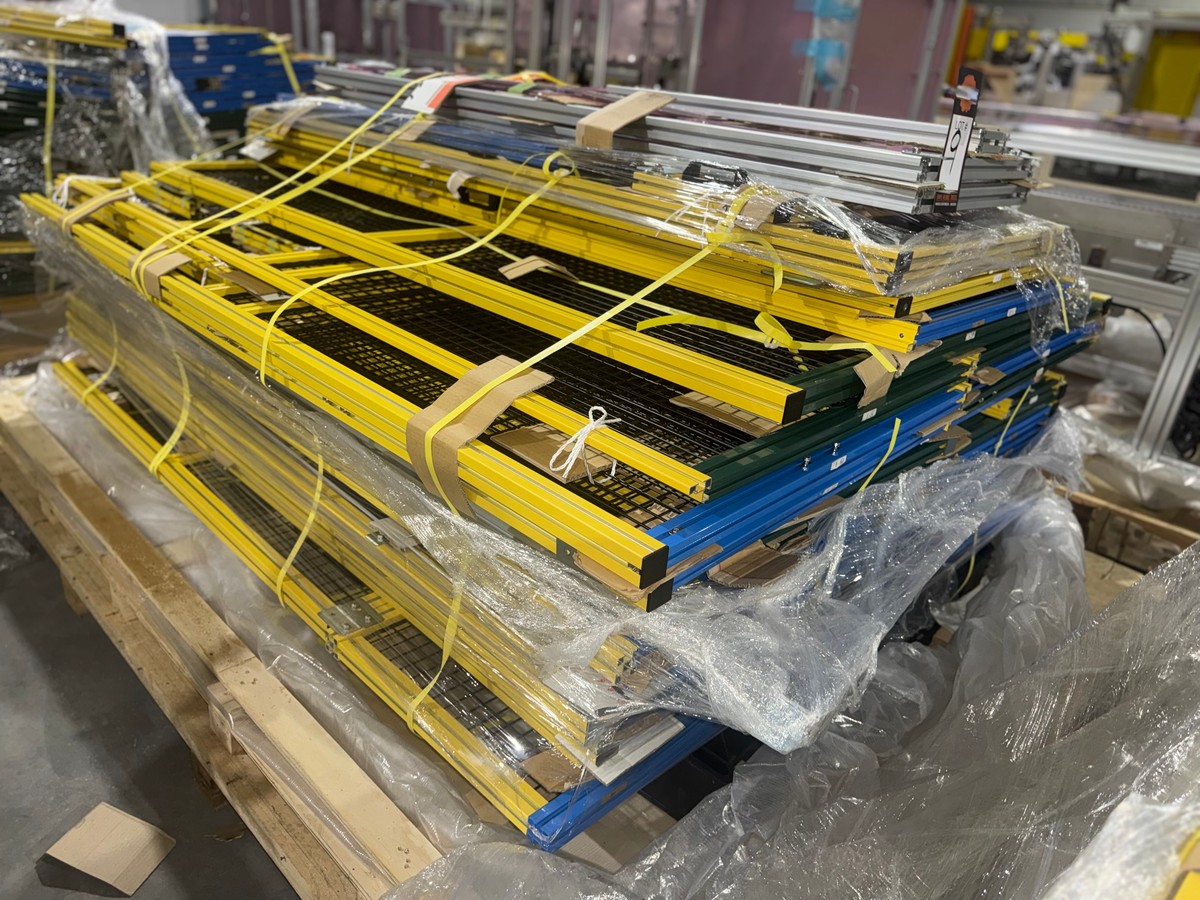 Skid of Safety Barrier Fencing