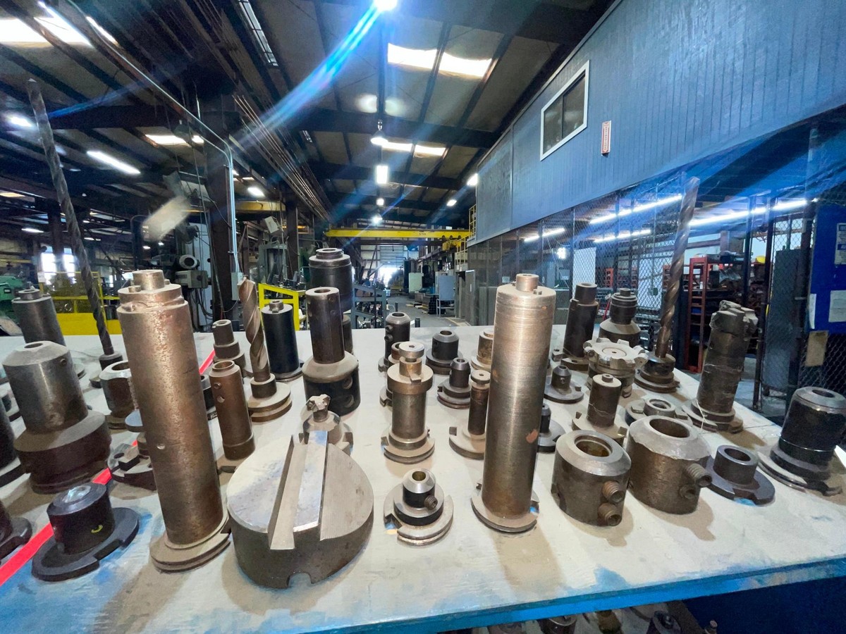 Lot of Approximately (36) Cat 50 Manual and CNC Tooling