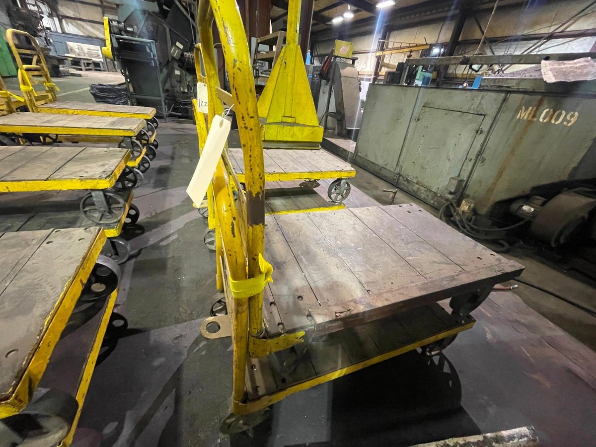 Lot of 2 HD Shop Carts, 44 X 24 X 12, 39 over all height