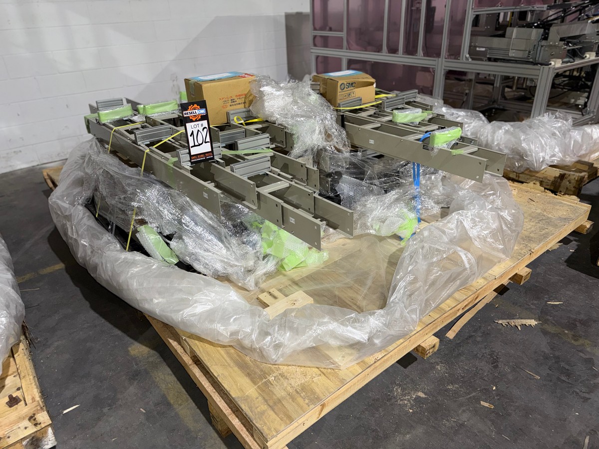 Skid of Wiring Ductwork