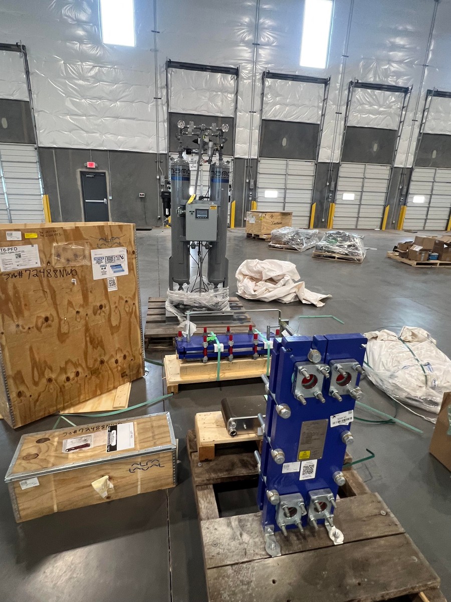 ALFA LAVAL MDL. M6-MWFD GASKETED PLATE HEAT EXCHANGER (NEW)