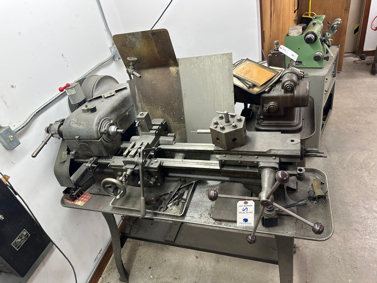 Logan 32" Bed Lathe w/Assorted Tool Holders