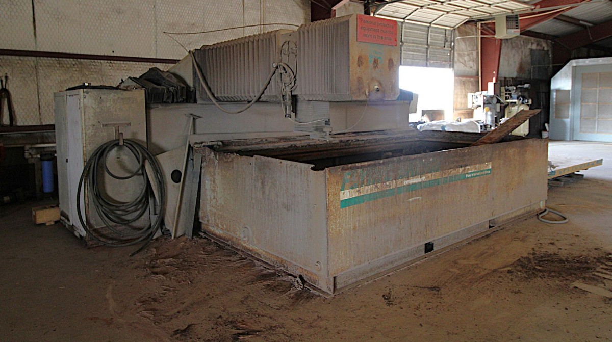 WATER JET CUTTING SYSTEM, FLOW INTERNATIONAL, (needs repair) (Note: no cutting table)