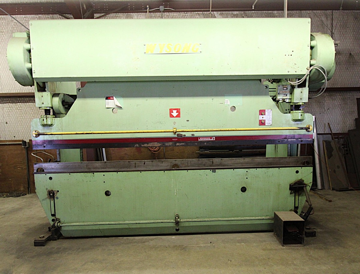 MECHANICAL PRESS BRAKE, WYSONG MDL. 90-10, 10' cap. x 90 T., S/N PB56-298 (dies not included)